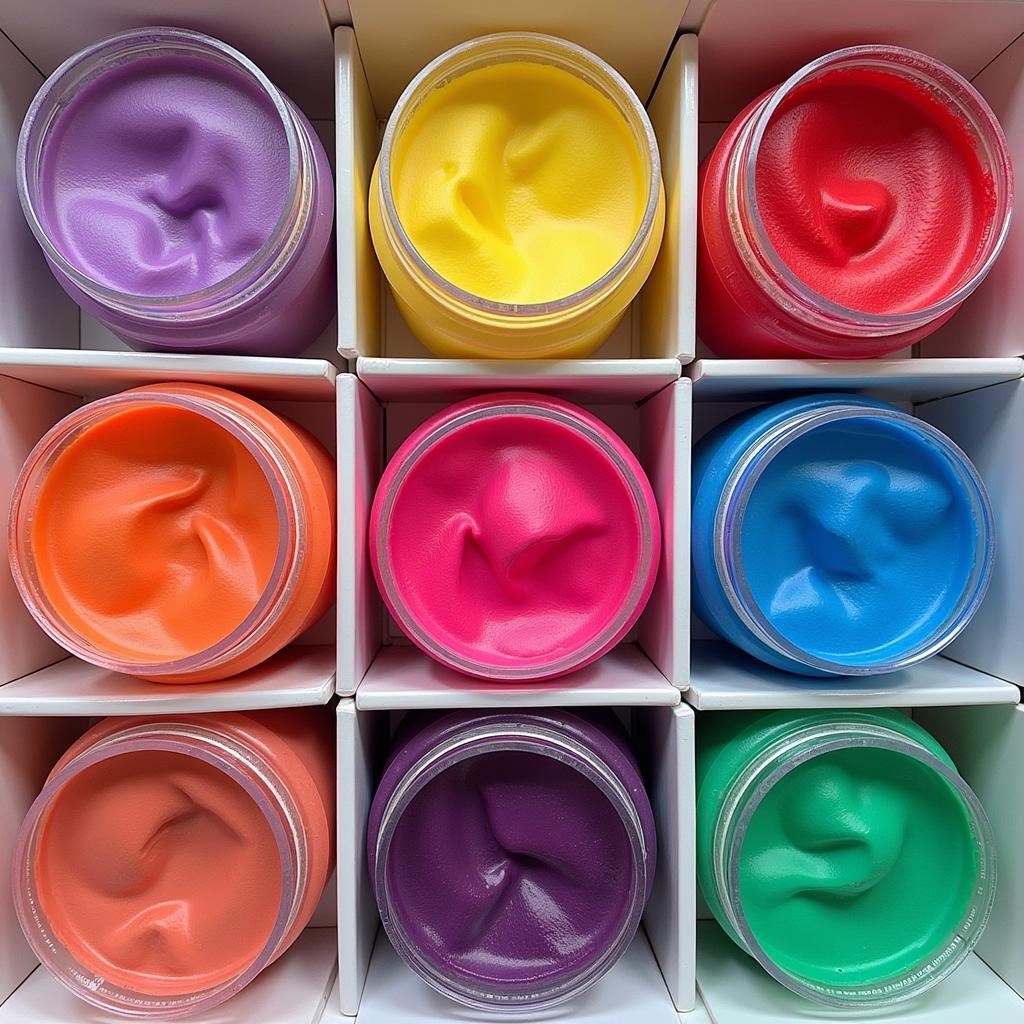 Various colorful hair wax options available in Pakistan