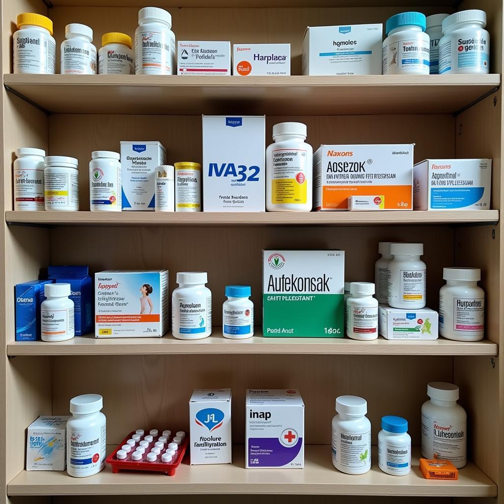 Common antidepressant medications available in a Pakistani pharmacy