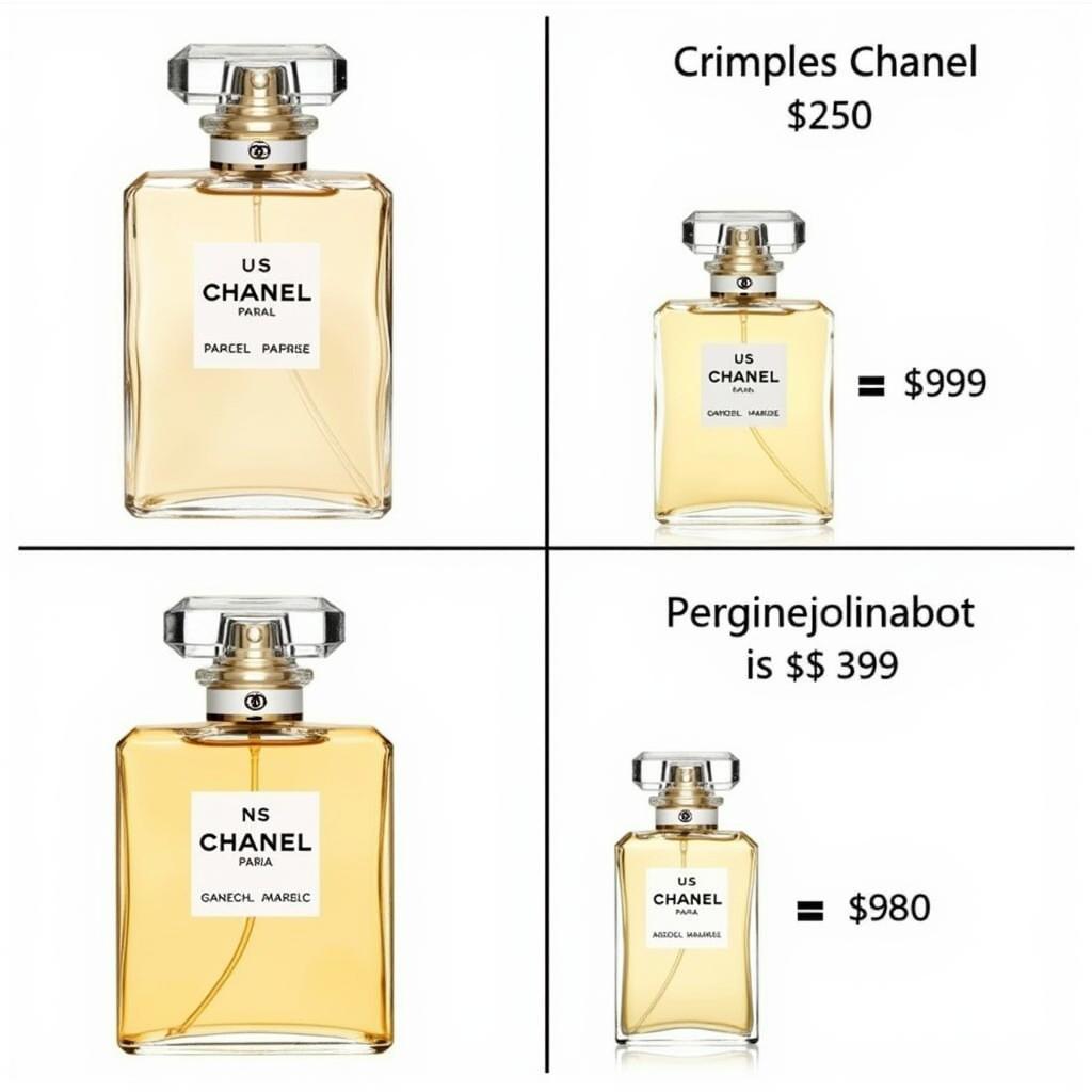 Comparing Chanel Perfume Bottles in Pakistan