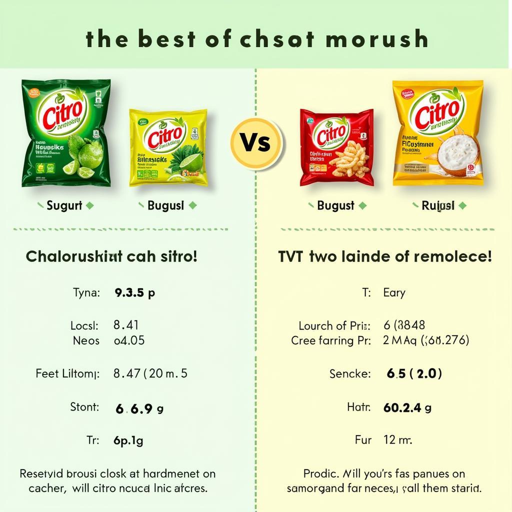 Comparing Different Citro Soda Sachet Brands