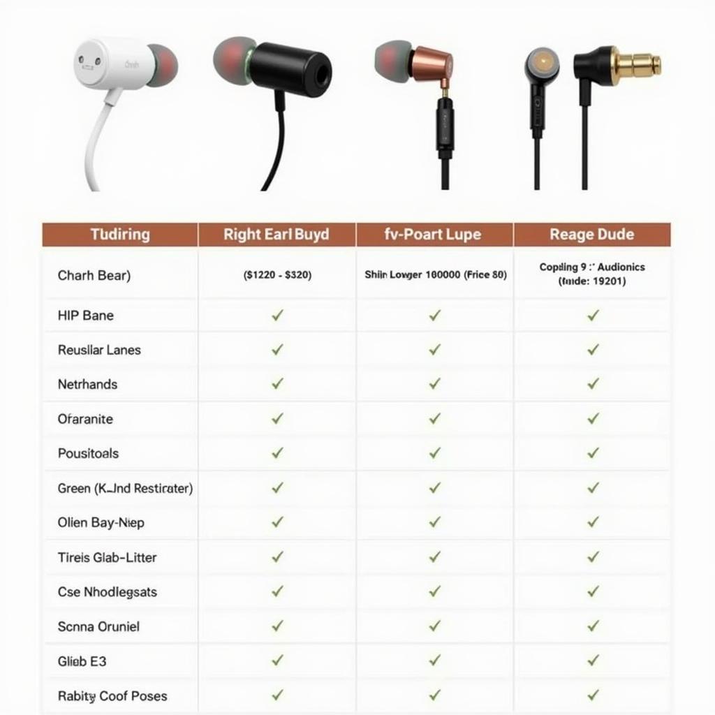 Comparison of Copper 9 Audionics with Similar Earphones