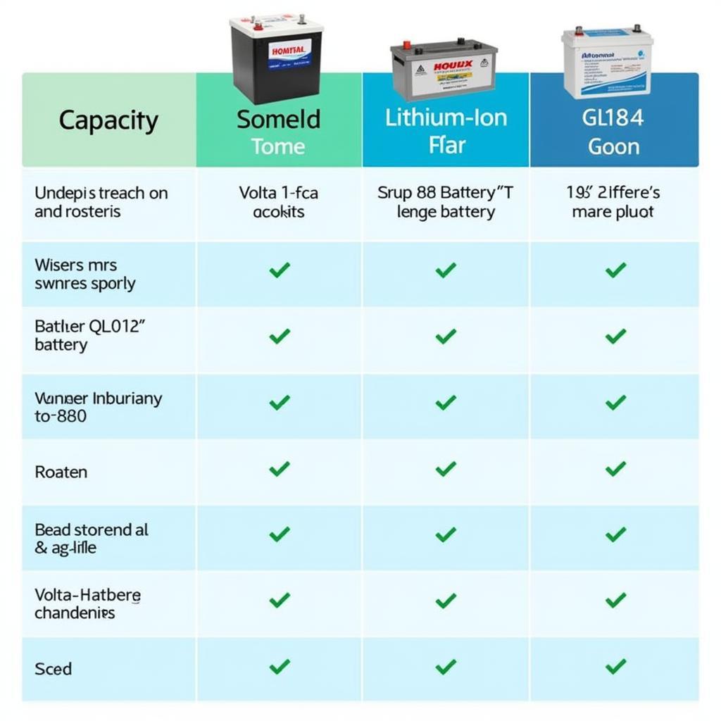 Comparing Different Battery Types