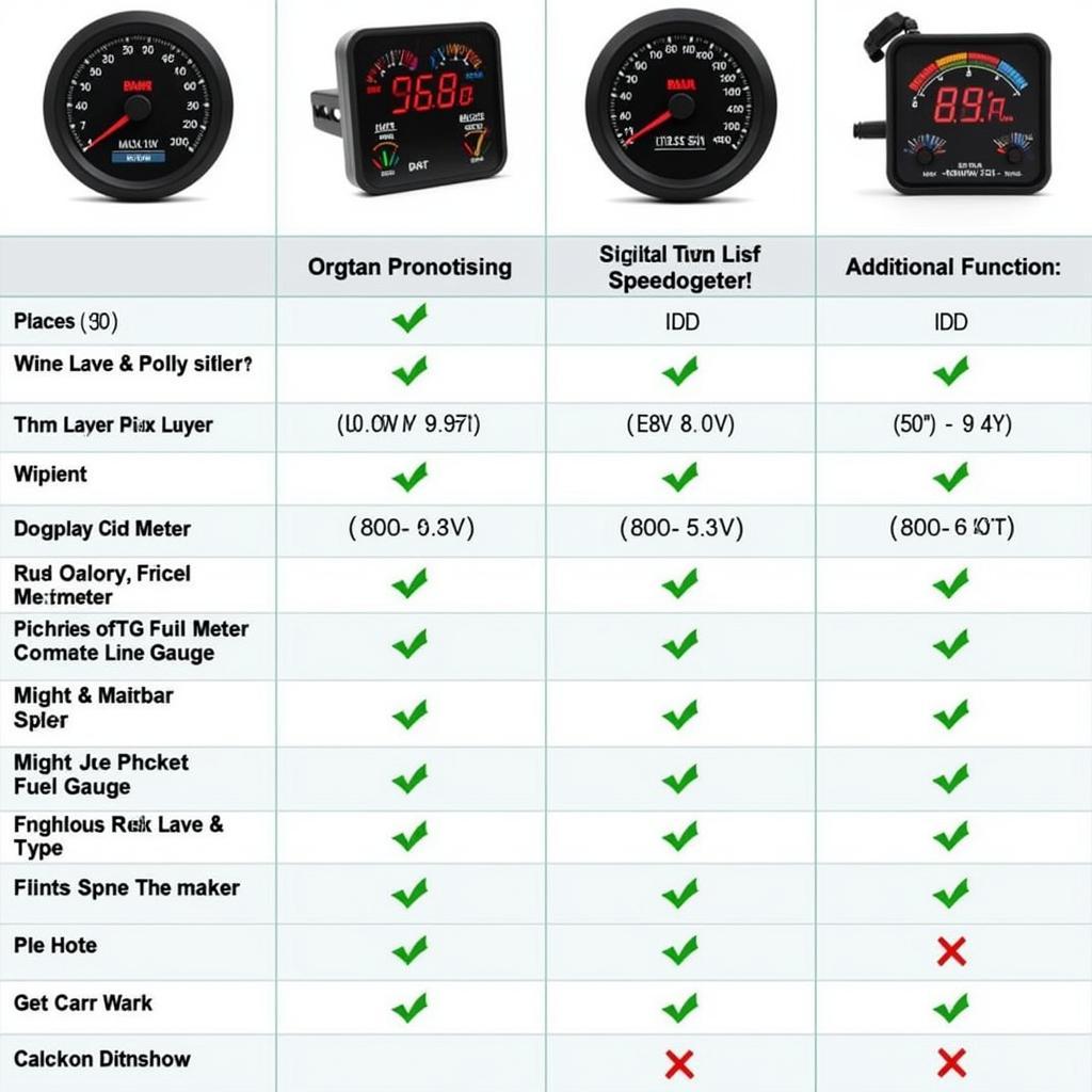 Comparing Digital Speedometer Features Available in Pakistan