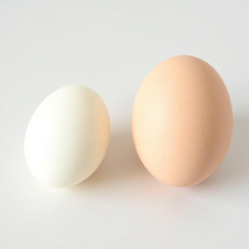 Comparing Duck and Chicken Eggs