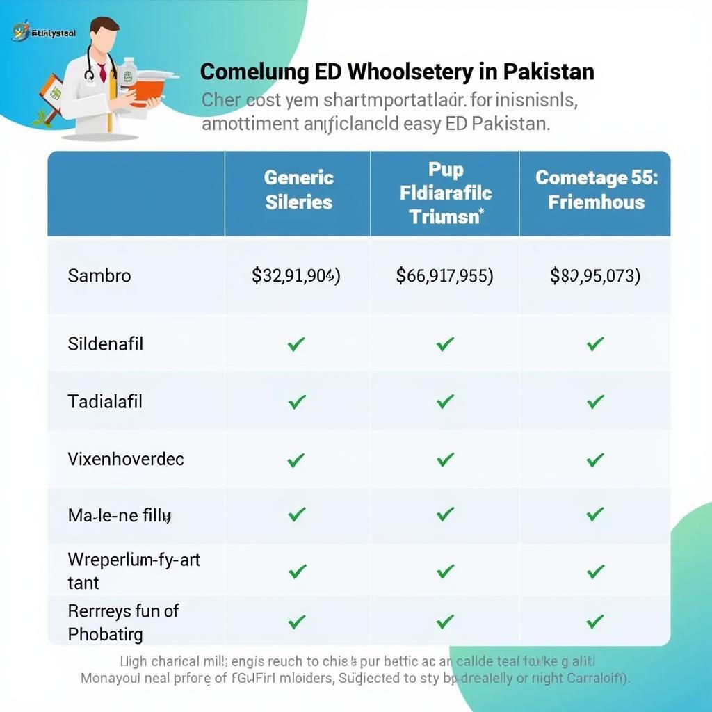 Comparing prices of different ED medications