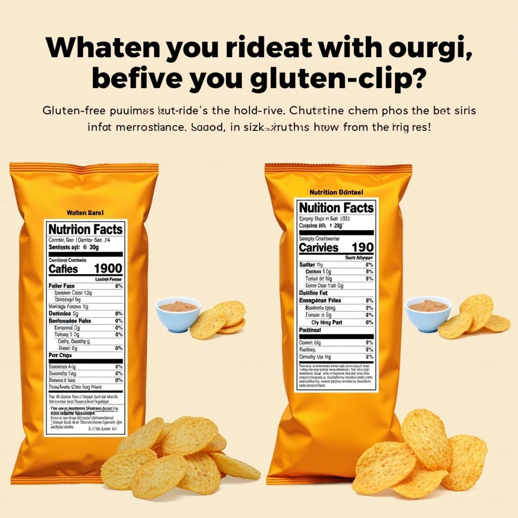 Comparing Gluten-Free Chip Nutritional Labels