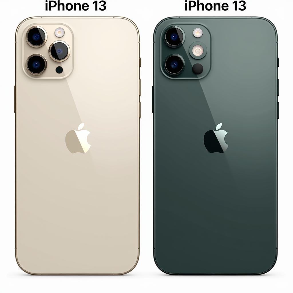 Comparing an iPhone 13 copy with the original iPhone 13