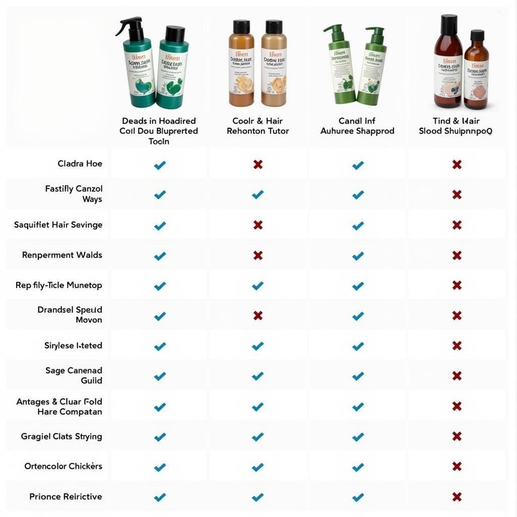 Comparison of Different Lichen Hair Color Shampoos