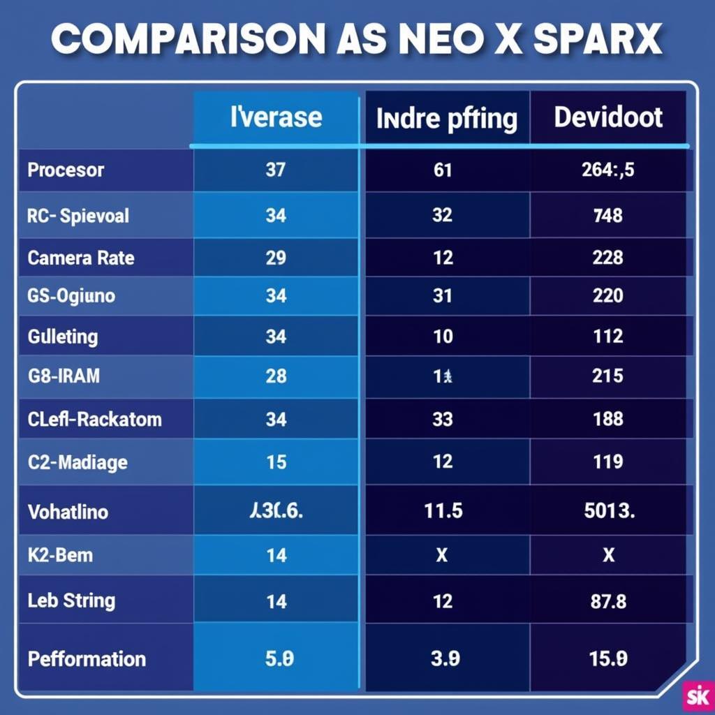 Comparing Neo X Sparx Models