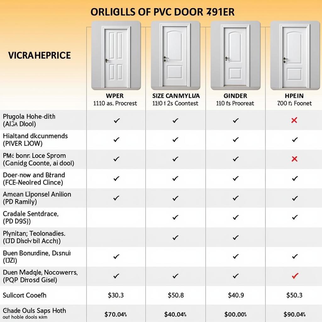 Comparing PVC Door Prices in Pakistan