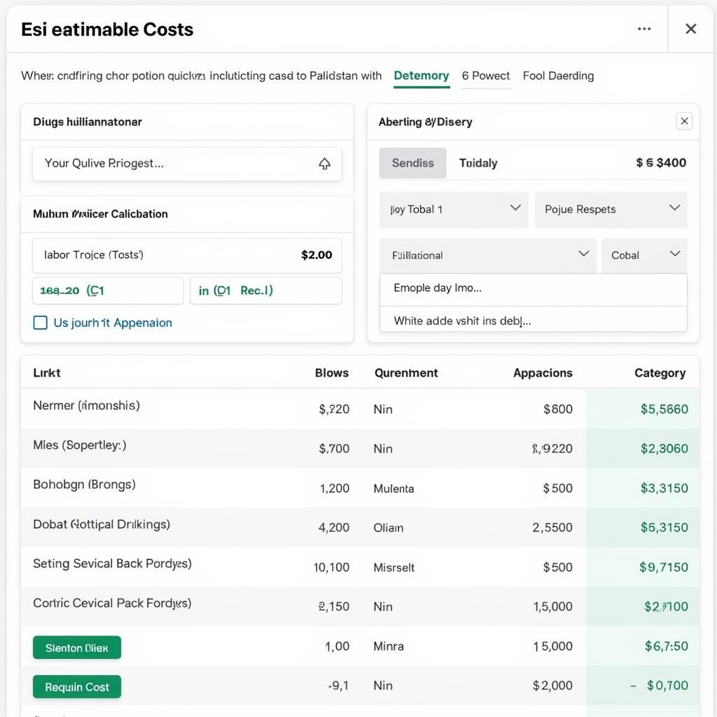 Construction Calculator Pakistan Interface