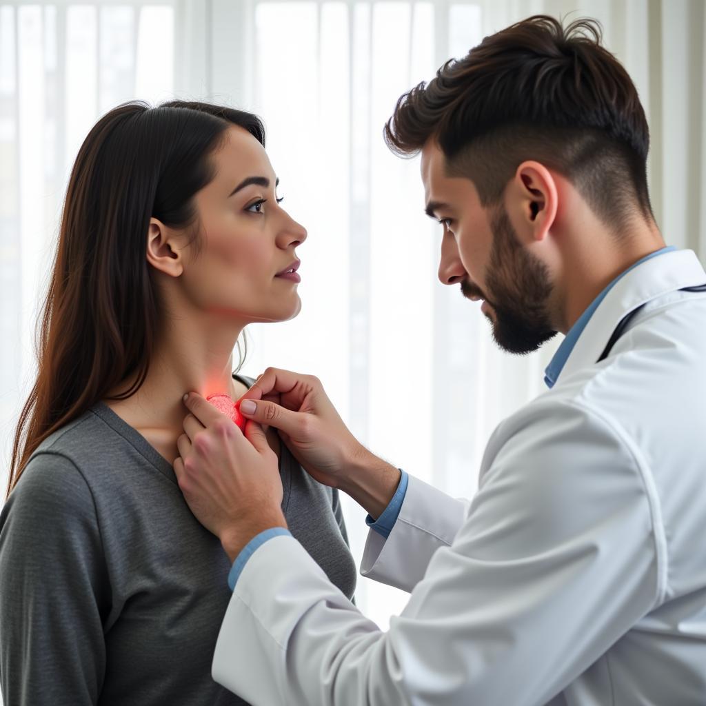 Consulting a Doctor for Skin Infection