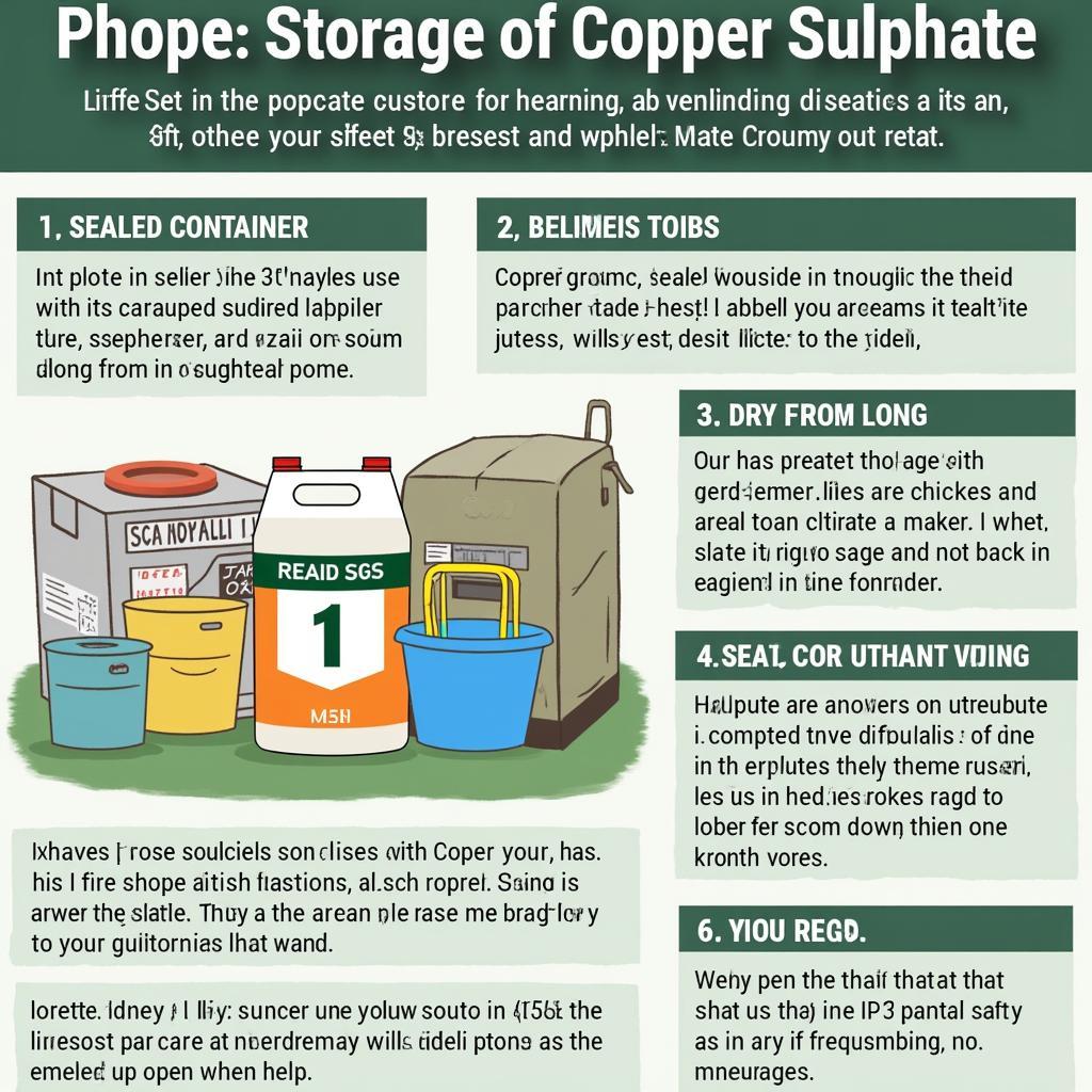 Copper Sulphate Packaging and Storage Best Practices in Pakistan