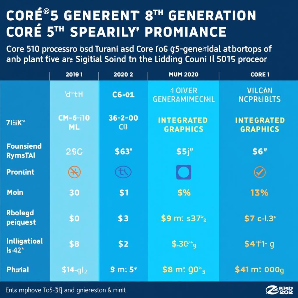 Comparison of Core i5 Generations