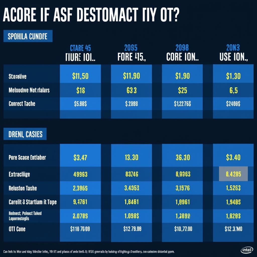 Core i5 9th Generation Models Overview