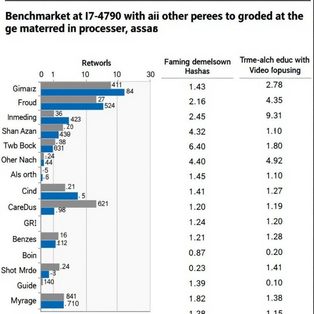 Core i7 4790 Performance Benchmark Comparison