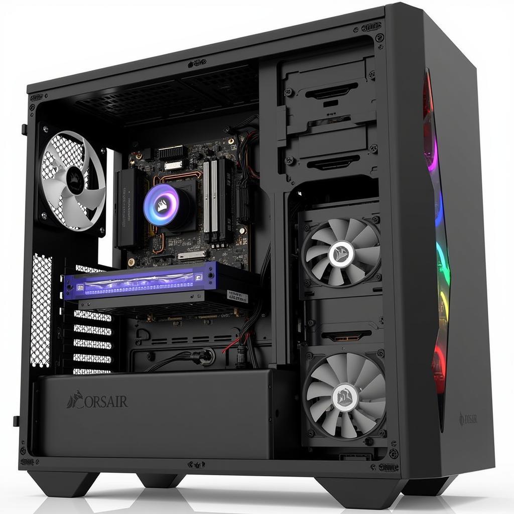 Corsair Spec Delta RGB Internal Layout and Components