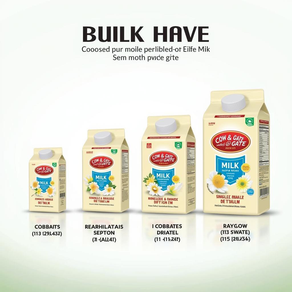 Cow and Gate Milk 1 Available Pack Sizes in Pakistan