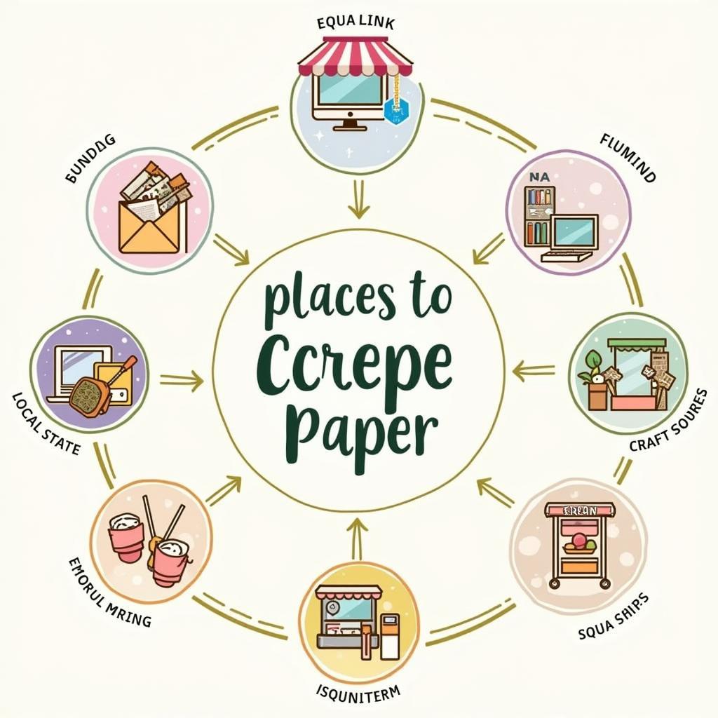 Crepe Paper Shops in Pakistan