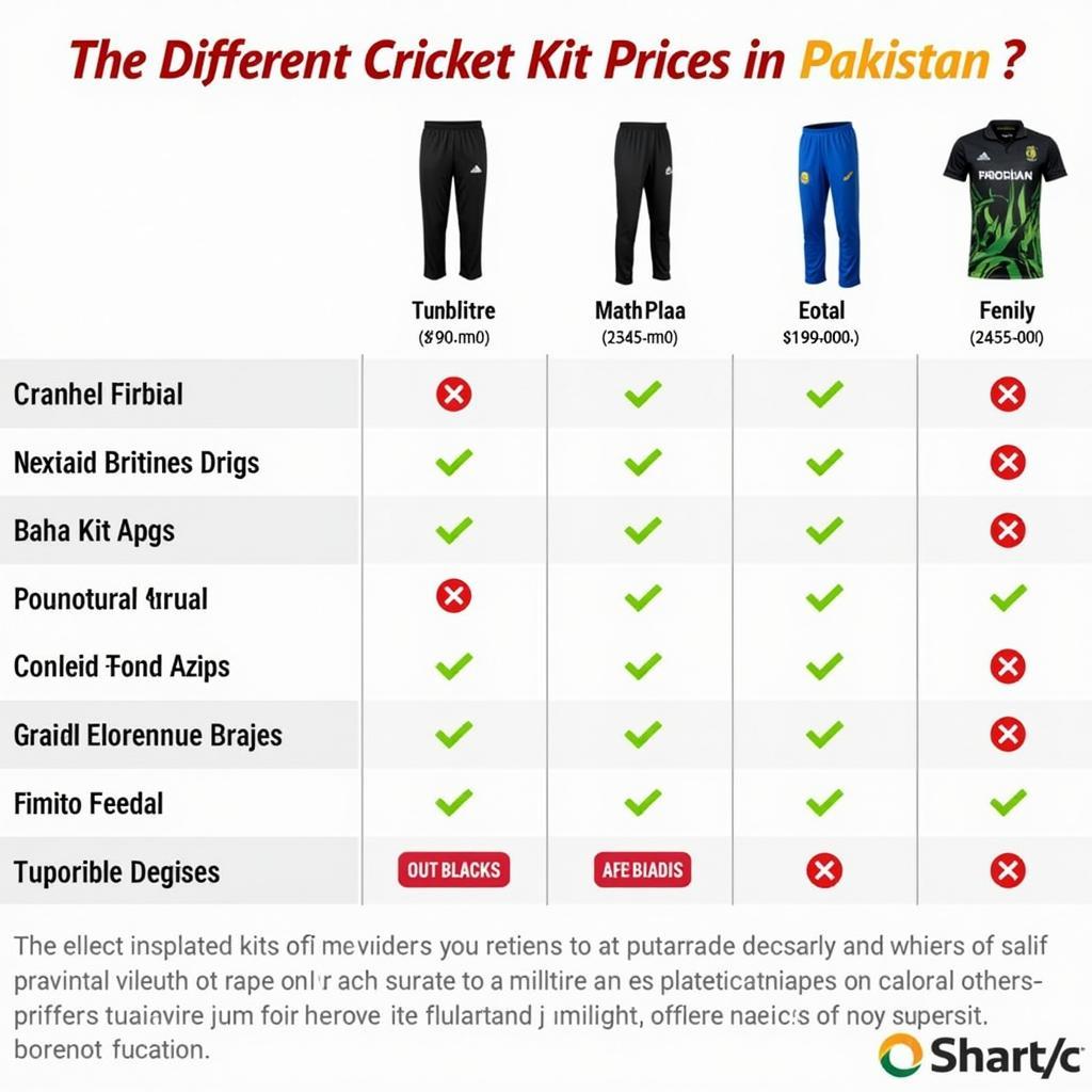 Cricket Kit Price Comparison in Pakistan