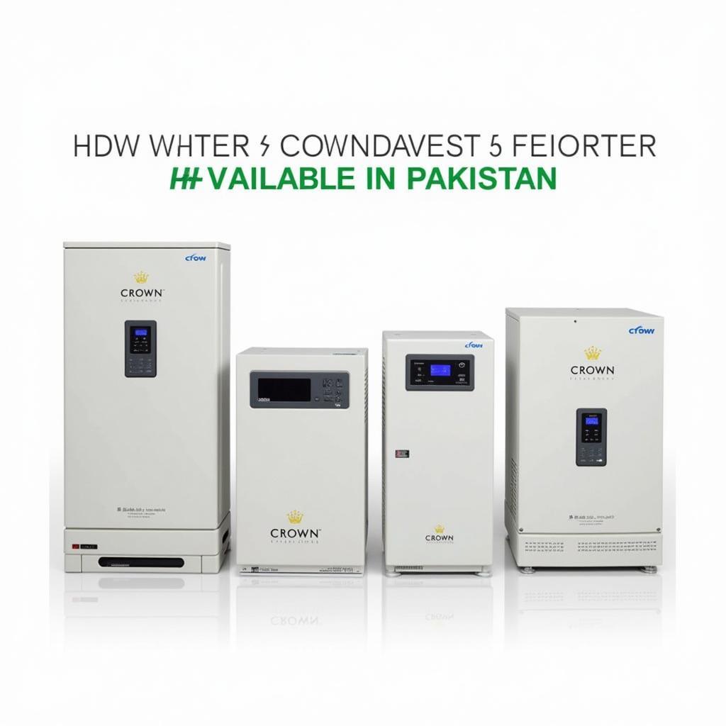 Crown Solar Inverter Models Available in Pakistan