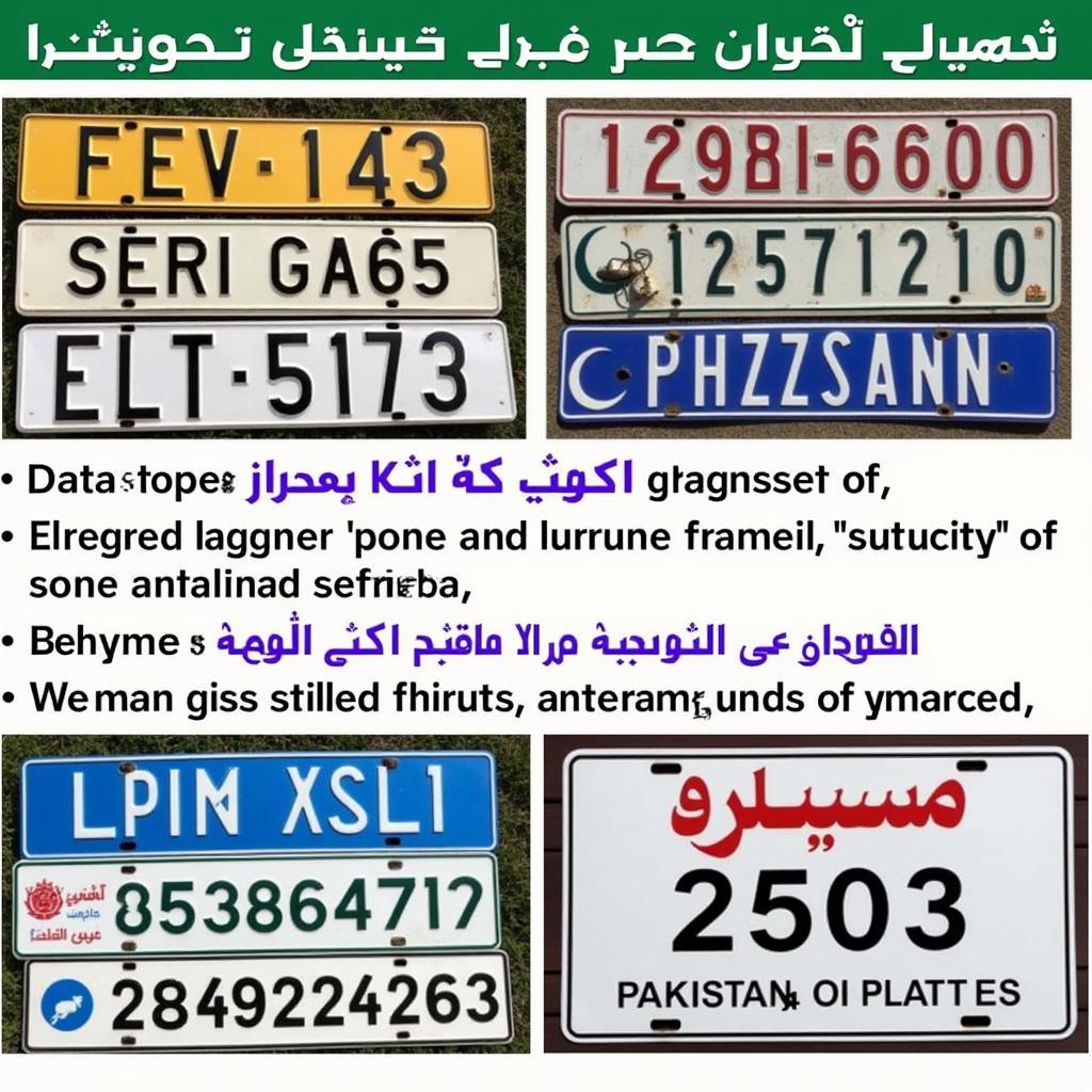 Custom Pakistan Number Plates