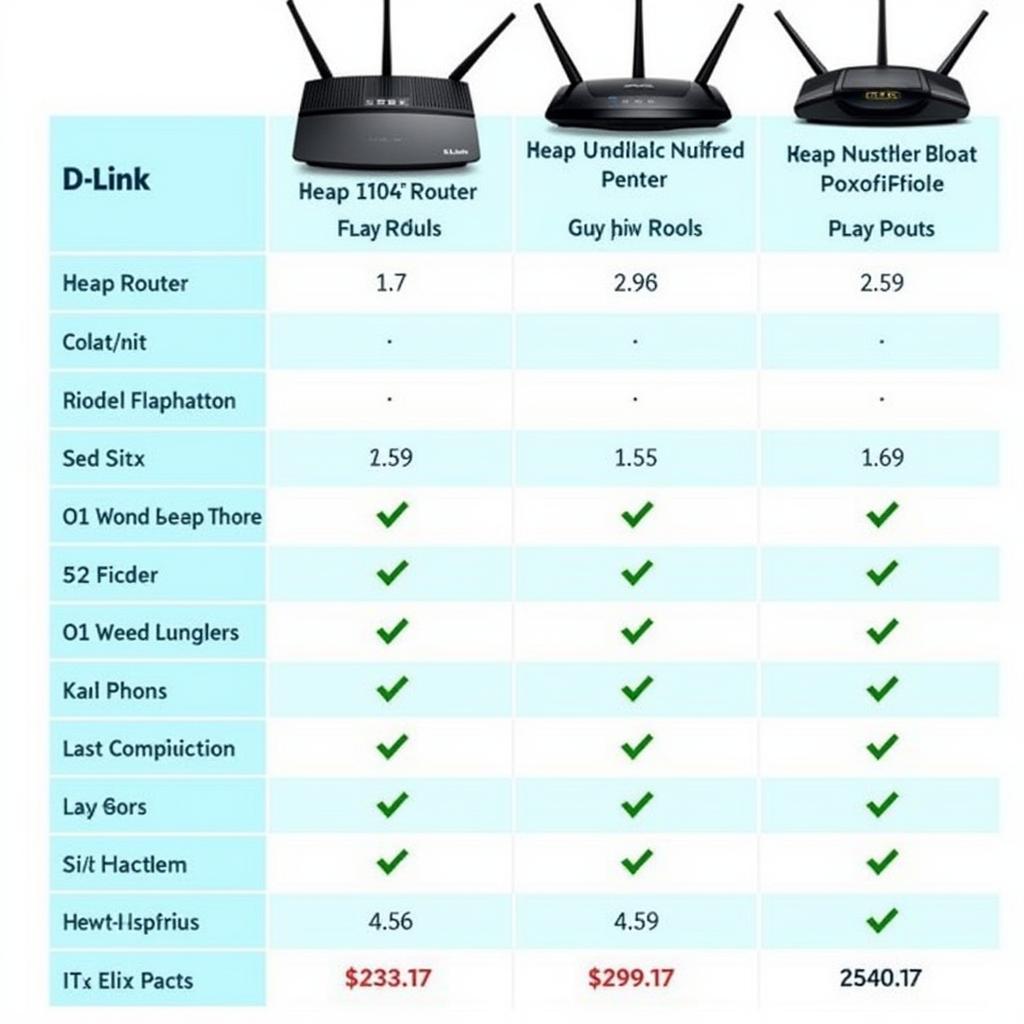 Comparing Different D-Link Router Models