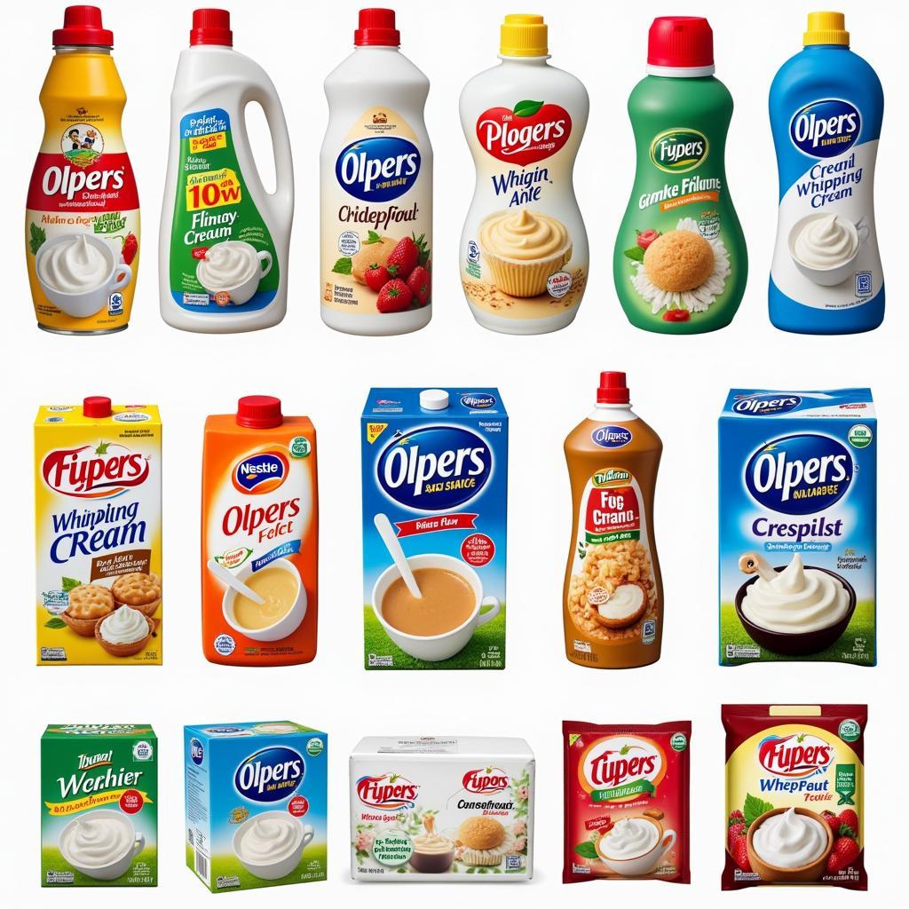 Dairy Whipping Cream Brands Available in Pakistan