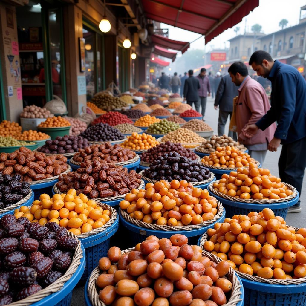 Dates at a Market in Pakistan