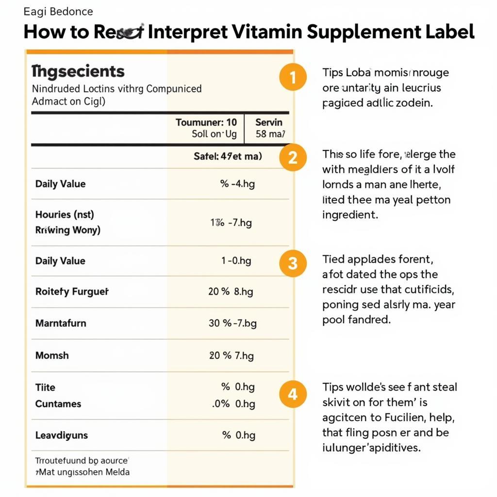 Decoding Vitamin Supplement Labels