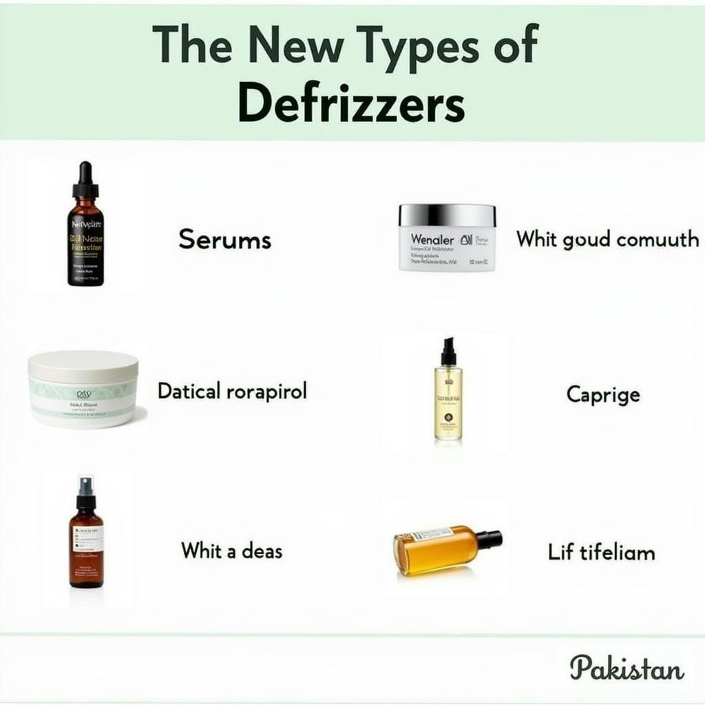 Defrizzer Types Available in Pakistan