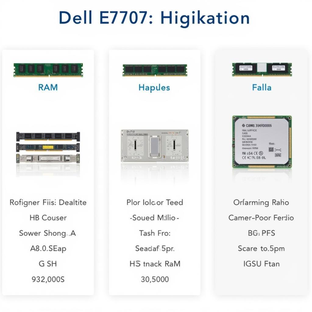 Dell E7270 Configurations