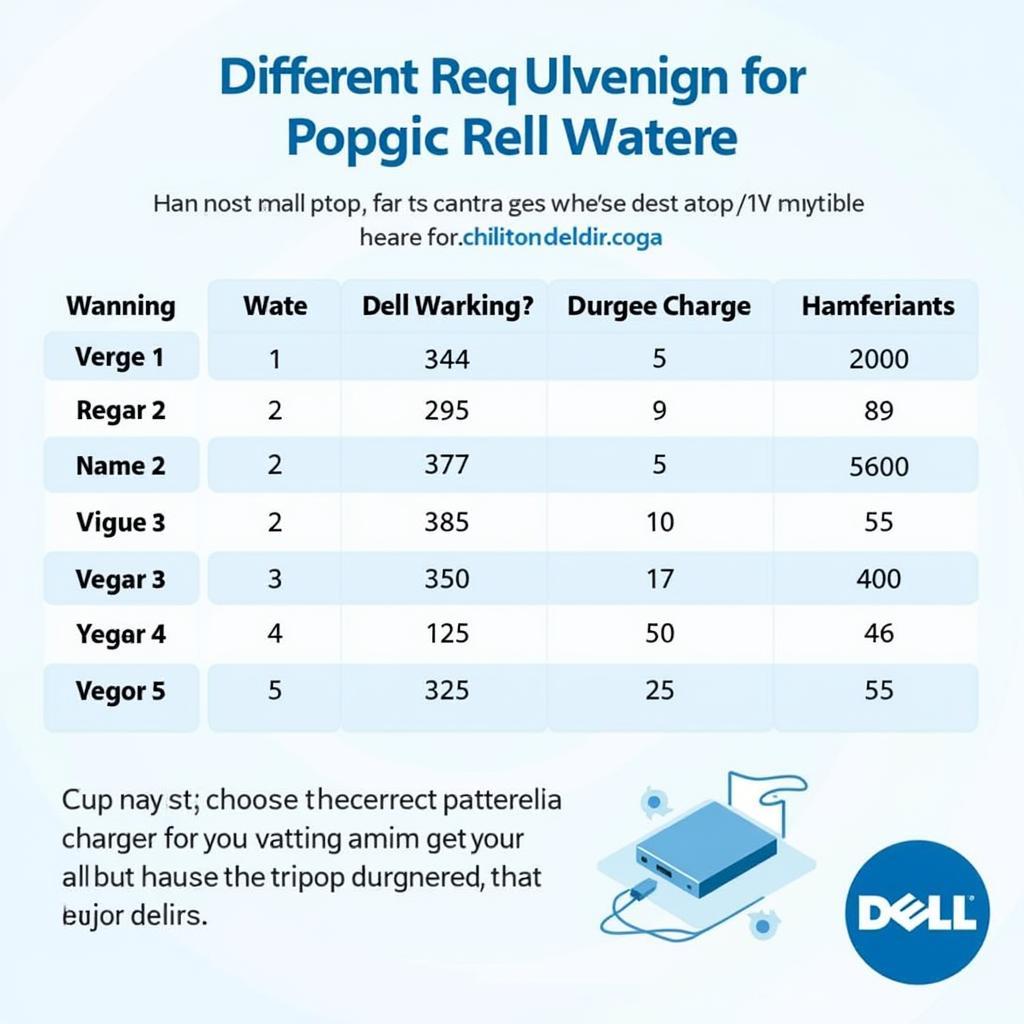 Understanding Dell Laptop Charger Wattage