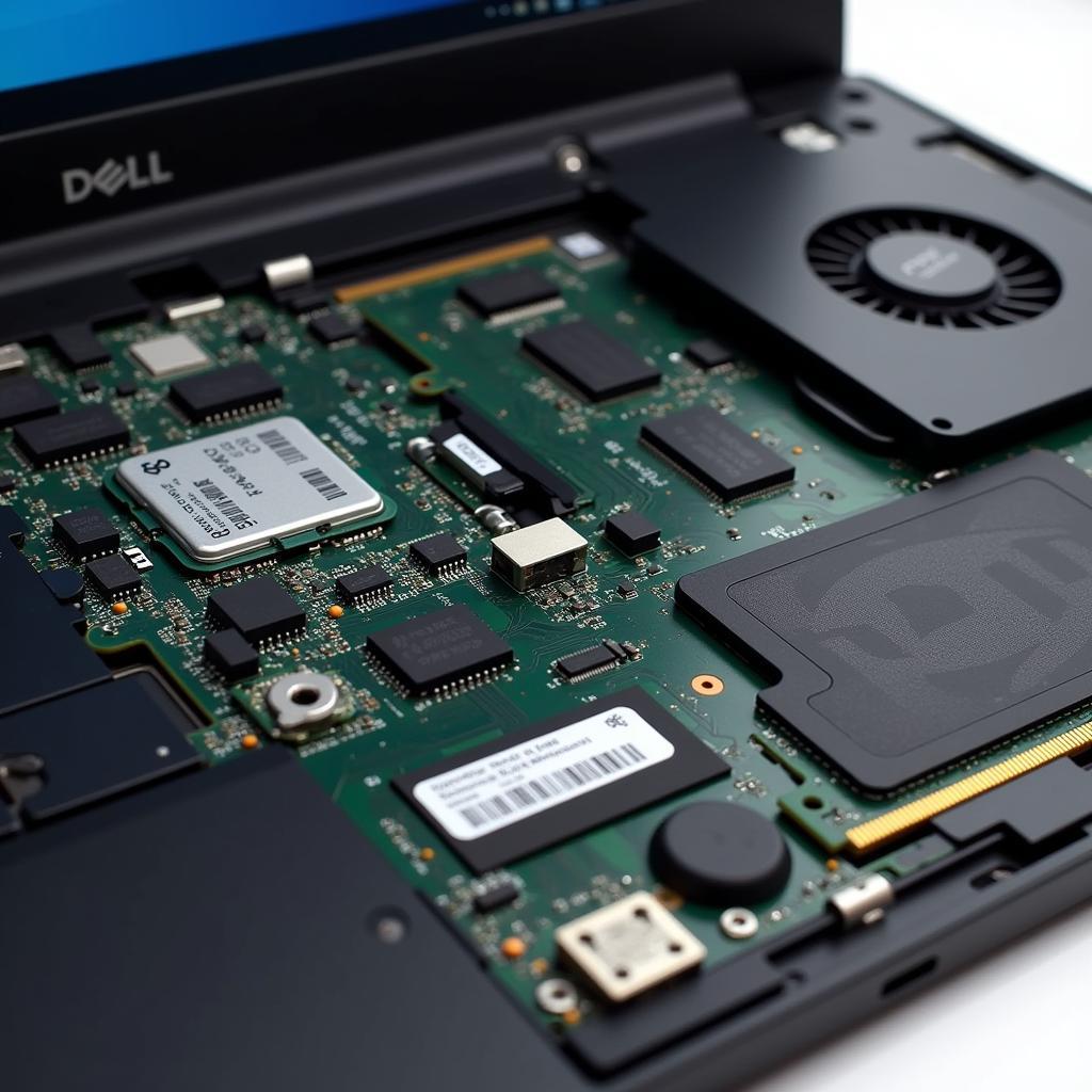 Dell Laptop Internal Components: RAM, SSD, and Processor