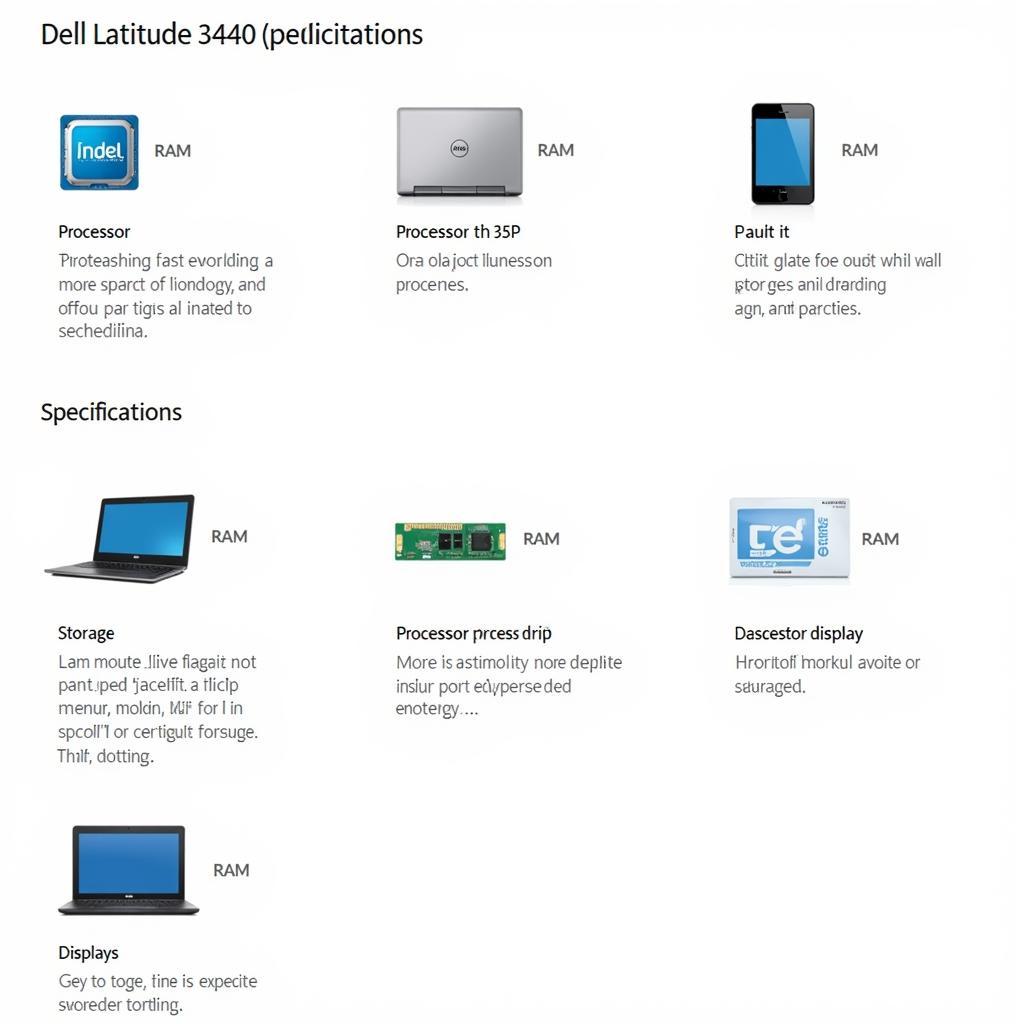 Dell Latitude 3440 Key Specifications