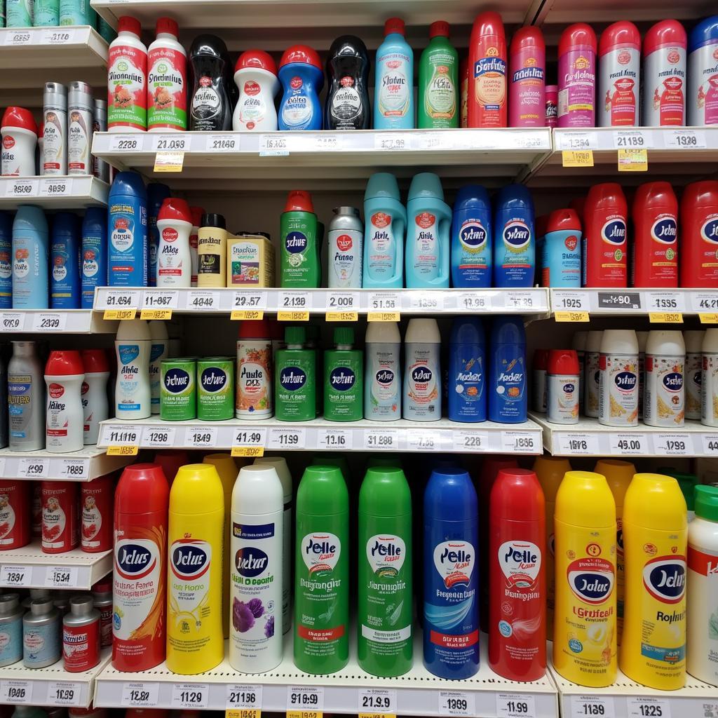 Deodorant Prices in a Pakistani Supermarket