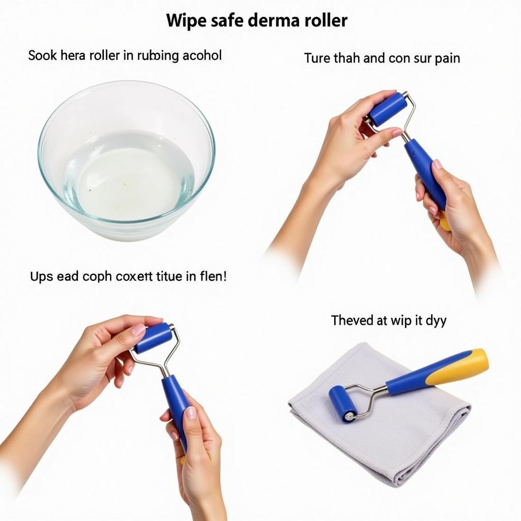 Derma Roller Cleaning Process