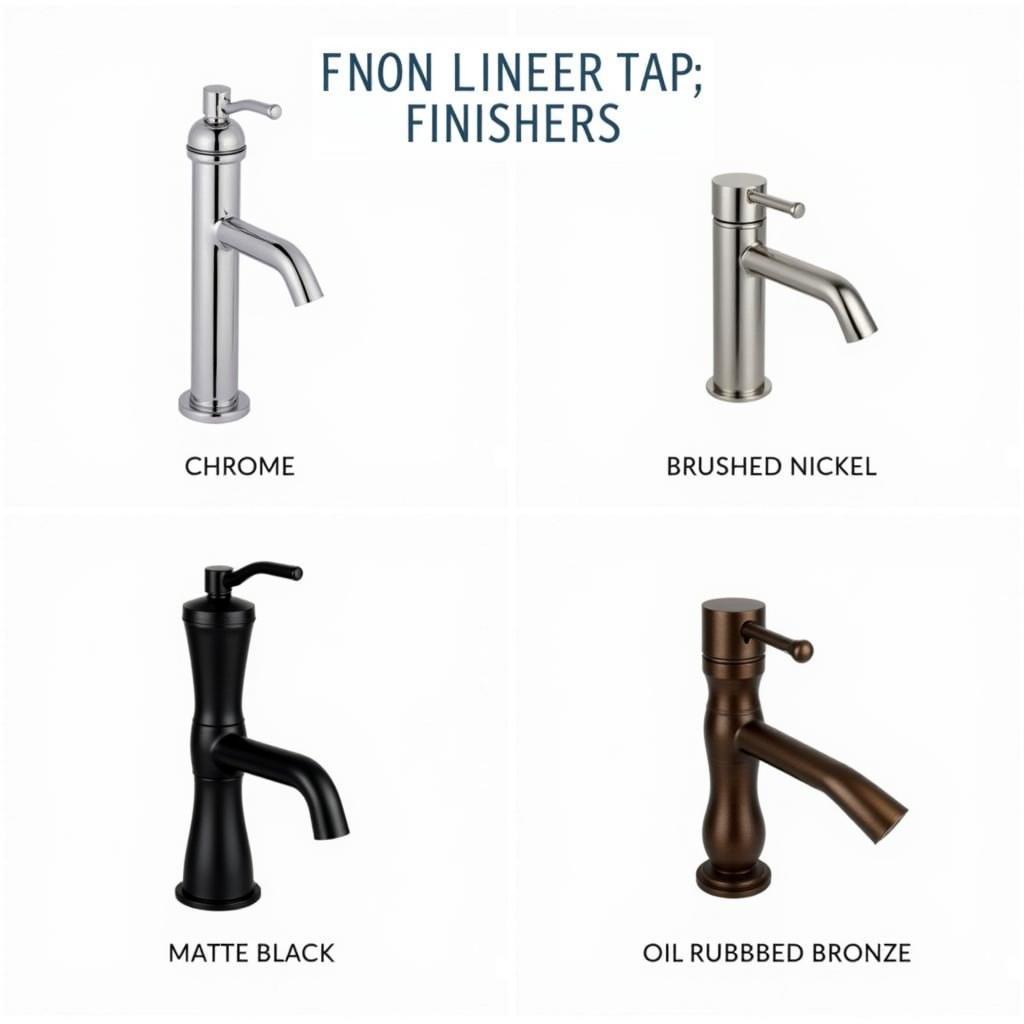 Different Basin Tap Finishes Available in Pakistan