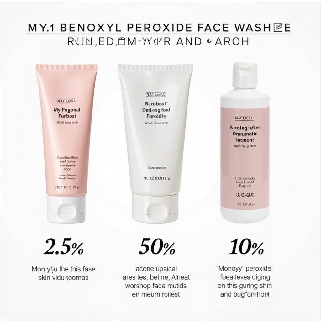 Different Benzoyl Peroxide Face Wash Concentrations