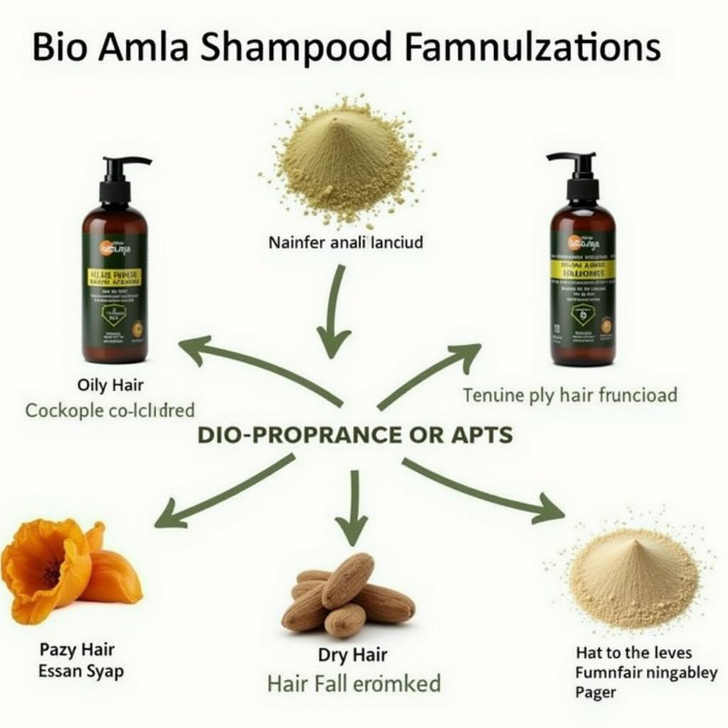 Different Bio Amla Shampoo Formulations