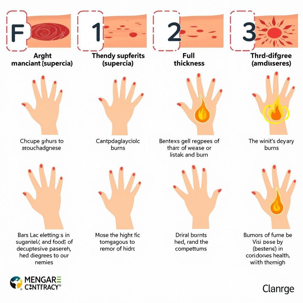 Different Burn Degrees and Severity