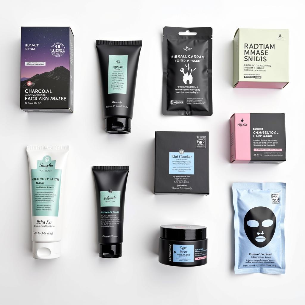 Variety of Charcoal Face Mask Brands in Pakistan