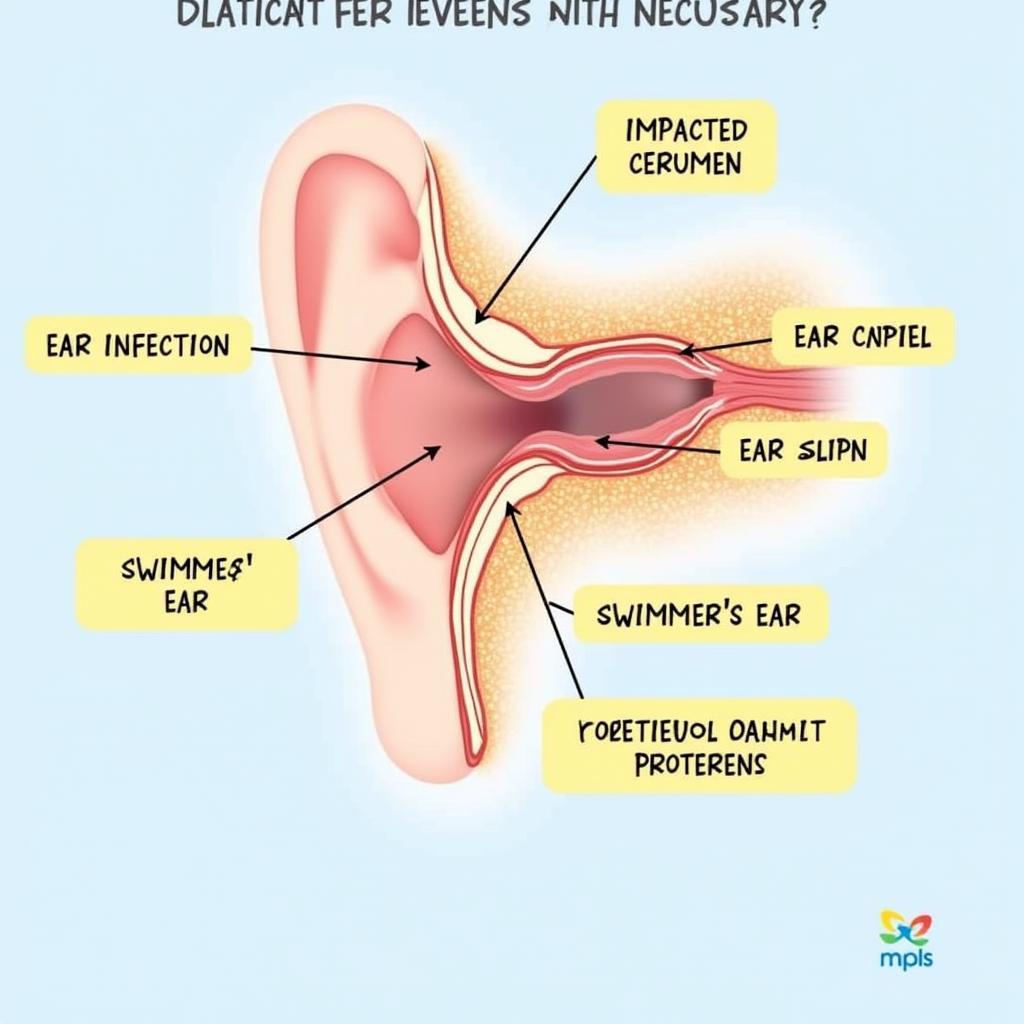 Various ear conditions that might require ear drops