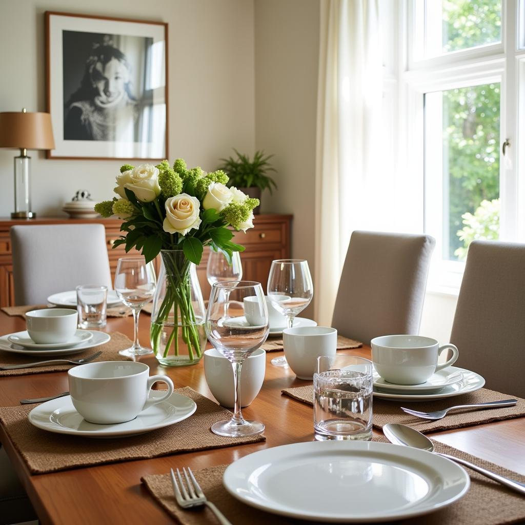 Dining Table Set with Crockery in Pakistan