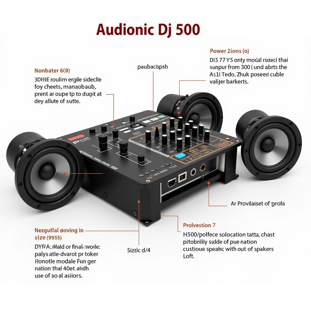 DJ 500 Audionic Price in Pakistan - Features and Specs