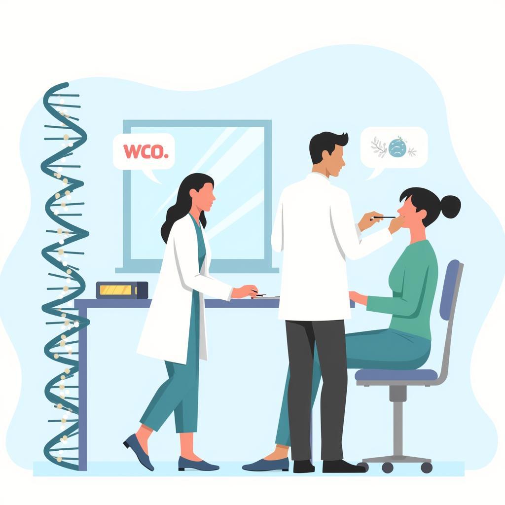 DNA Sample Collection Process at Chughtai Lab