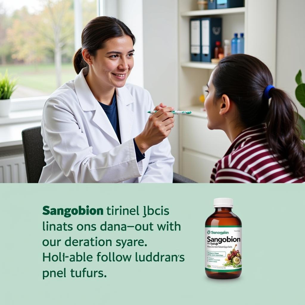 Doctor Consulting Patient about Sangobion