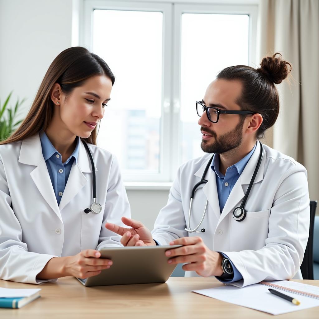 Doctor Consulting Patient about Supplements