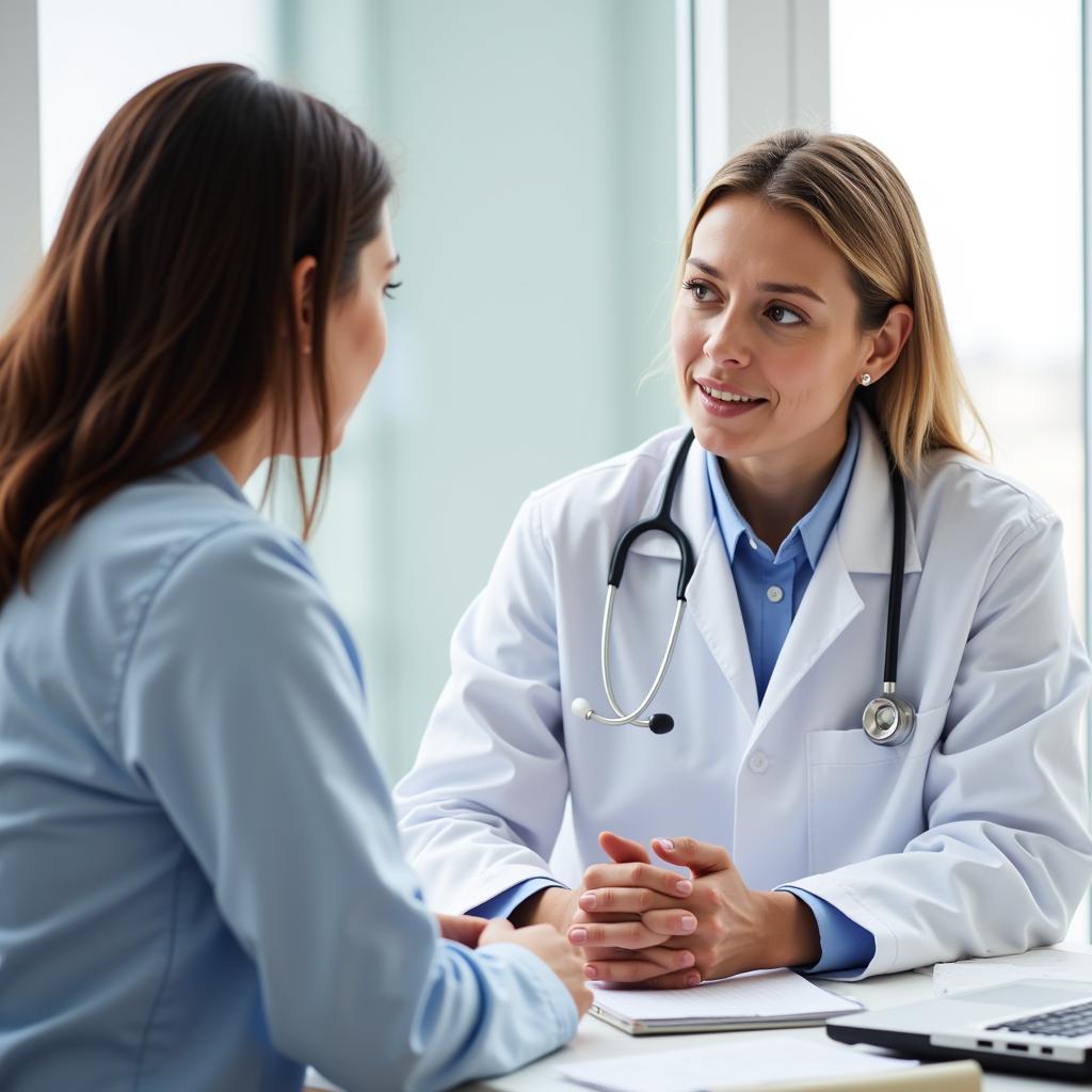 Doctor Consulting Patient about Allergies