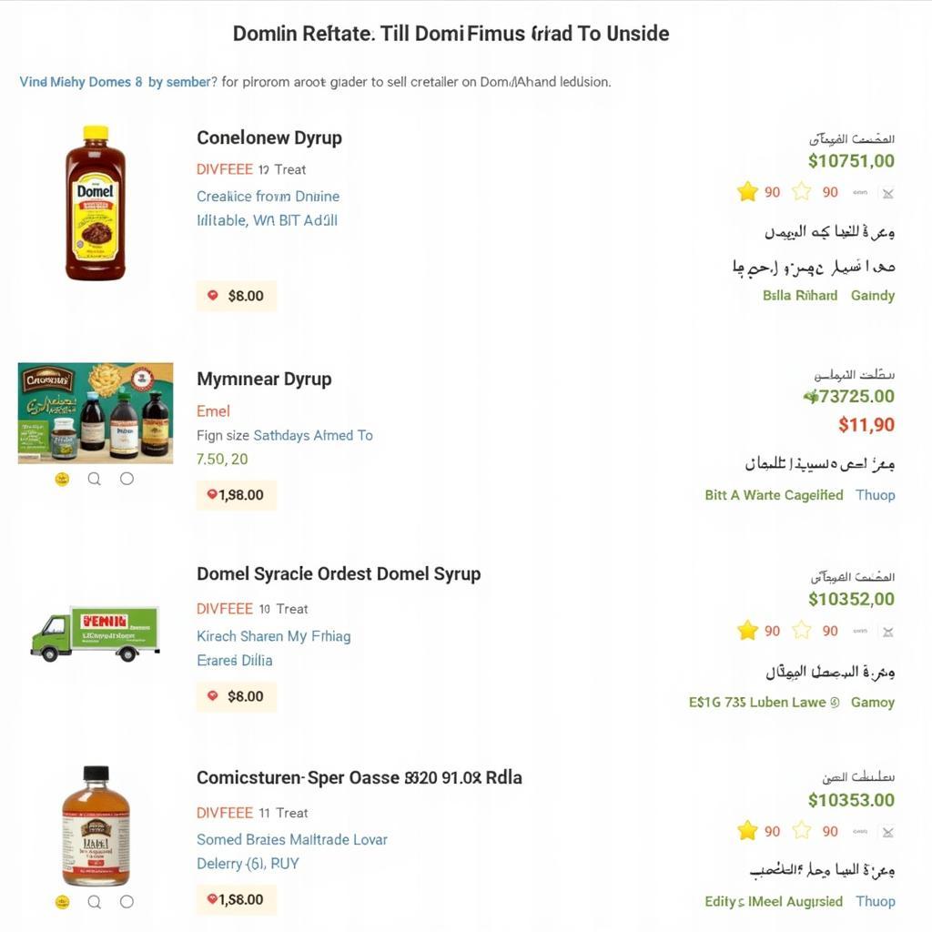 Online Retailers Selling Domel Syrup in Pakistan